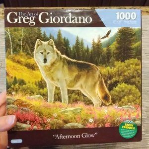 Greg Giordano 1000 pc Wolf Puzzle NIB